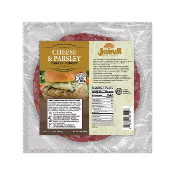 Cheddar & Parsley Turkey Burger