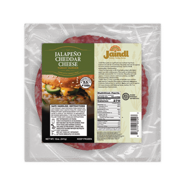 Jalapeño & Cheddar Turkey Burger
